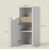 Badezimmerschrank klein, Badschrank schmal, stehend, mit Produktbild-Vorschau 2