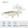 ProximaX Letto imbottito 140x200 cm - Letto matrimoniale Anteprima dell’immagine prodotto 4