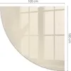 Farbe Beige – Glasbodenplatte für – Kaminofen – Kaminplatte Produktbild-Vorschau 4