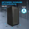 Extralink Netzwerkschrank 19 Zoll 22HE 600x600 freistehend Produktbild-Vorschau 4