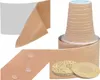A collage of images showing different aspects of breast lifting tape, including a close-up of the tape's texture, a roll of tape, and decorative nipple covers. Náhled obrázku produktu