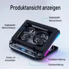 ZELURXX   RGB Laptop Kühlpad mit Doppelventilator Leise Produktbild-Vorschau 4