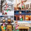 2,5m Suspendu Noël Renne gonflable & Père Noël avec LED Voir les images du produit 6