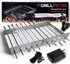 Mangal Kairat Schaschlik Grill mit Drehspieß mit Alumotor Produktbild-Vorschau 4