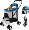 Poussette 3 en 1 pour animaux de compagnie, pliable, Voir les images du produit 1
