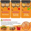 200 Packungen Heißluftfritteusen-Backpapier, saugfähig und Produktbild-Vorschau 6