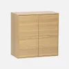 sweeek - Schrank Aufbewahrungsmodul Holzdekor 2 Türen 70cm Produktbild-Vorschau 1