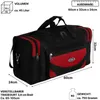 Sporttasche ca.45 L Reisetasche Fitnesstasche ROT (620) Produktbild-Vorschau 2