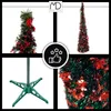 Pop Up Weihnachtsbaum 150 cm Rot Künstlicher Tannenbaum mit Produktbild-Vorschau 10
