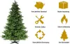 A Christmas tree with icons and text describing its features. Produktbild-Vorschau