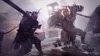 Two figures in combat in a snowy environment. Produktbild-Vorschau