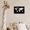 MuchoWow® Poster Weltkarte - Weiß - Grau 30x20 cm - Plakate Produktbild-Vorschau 7