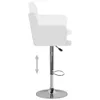 vidaXL Barhocker 2 Stk. Weiß Kunstleder -  Barhocker Produktbild-Vorschau 6