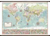 Politický svet - štylizovaná nástenná mapa Anglická verzia, Náhľad obrázku produktu 1