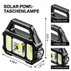 Solar LED Taschenlampe wiederaufladbar USB & Solar 1000LM 6 Produktbild-Vorschau 3