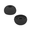 Two black silicone earbud tips on a white background. Produktbild-Vorschau