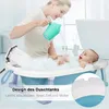 Baby Badewanne Faltbar mit Thermometer und Kissen Produktbild-Vorschau 2
