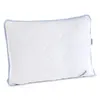 A white pillow with blue trim on a white background. Náhľad obrázku produktu