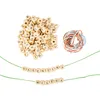Perles de lettres en bois pour la fabrication de bracelets, Voir les images du produit 1