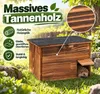 Igelhaus XXL 45x32x27 cm, Igelhaus aus Tannenholz mit Produktbild-Vorschau 9
