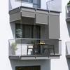 Senkrechtmarkise Balkon 120x240cm Außenrollo Sichtschutz Produktbild-Vorschau 3