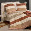 Janine Feinbiber Bettwäsche Davos 65197 beige terra 155x220 Produktbild-Vorschau 1