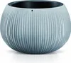Obal na květináč BETON BOWL 2v1 plastový matný šedý Náhled obrázku produktu 1