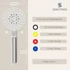 SANTRAS® Handbrause in Chrom - fünffach verstellbarer Produktbild-Vorschau 5