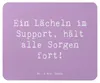 Mr. & Mrs. Panda Mauspad Spruch Kundensupport Lächeln - Produktbild-Vorschau 1