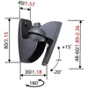 Vogel's VLB 500 - Kit de montage pour haut-parleurs - noir Voir les images du produit 6
