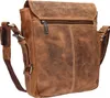 Greenburry Umhängetasche Leder Herren Damen braun VINTAGE Produktbild-Vorschau 42