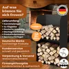 BLACK OAK Kaminholzregal YOSEMITE 80×40×30cm – Stahl Produktbild-Vorschau 7