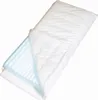 A white pillow with a light blue insert is shown on a white background. Produktbild-Vorschau
