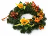 autunnale con girasoli e bacche arancioni, diametro 35 cm Anteprima dell’immagine prodotto 4
