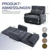 Bodenhohes Sofa,- mit Schlaffunktion, erhältlich in Produktbild-Vorschau 7
