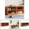 The Living Store Schuhschrank Wachsbraun 110x34x45 cm Produktbild-Vorschau 1