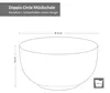 Ritzenhoff Doppio Circle Zestaw 4 misek 450ml Miska na Podgląd zdjęcia produktu 5