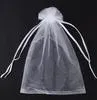 100 Stück Organzabeutel 20x30CM Organzasäckchen Weiß Produktbild-Vorschau 1