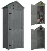 Outsunny Gartenschrank Geräteschuppen mit Fachböden Produktbild-Vorschau 1