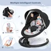 Caveen Elektrische Babywippe mit Bluetooth-Musik, 5 Produktbild-Vorschau 2