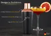 BARMINGO® Edelstahl Cocktail Set 11tlg. – 700ml Cocktail Produktbild-Vorschau 6