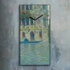 Wandkunst Leinwand Bild Uhr Geräuschlos Kunstdruck 30x60 Produktbild-Vorschau 2