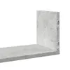 Wandregale 3 Stk. Betongrau 58x18x18 cm Holzwerkstoff Produktbild-Vorschau 8