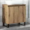 vidaXL Kúpeľňová skrinka Artisan dub 58x33x60 cm materiál Náhľad obrázku produktu 2