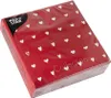 PAPSTAR Servietten 1/4-Falz, 33x33 cm, Herzen-Design | Produktbild-Vorschau 3