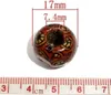 100 Holzperlen 'Flower' 17x16mm Bastelperlen Schmuckperlen Produktbild-Vorschau 1