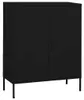 vidaXL Úložná skříň černá 80x35x101,5 cm Ocel Náhled obrázku produktu 4