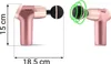 A size chart showing a pink massage gun with dimensions indicated. Produktbild-Vorschau