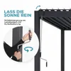 MIRADOR Pergola 111 Deluxe 3x3,6 m Aluminium Anthrazit Produktbild-Vorschau 4
