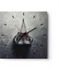 Wanduhr - Quadrat - Glasuhr - Box Handschuhe Symbol - Produktbild-Vorschau 1